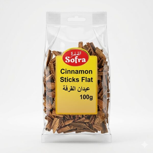 CINNAMON STICKS FLAT 100G
