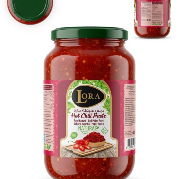Lora hot chilli paste 1050g