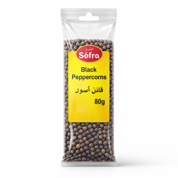 BLACK PEPPERCORNS 80G